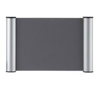 Plaque de porte clip, 148 x 148 mm, argent