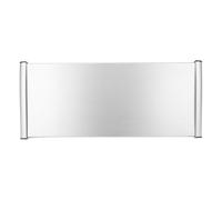 Plaque de Porte de Bureau en Alliage D’aluminium, Argenté, Minimaliste | Panneau Vierge pour Portes et Murs, Usage Bureau ou Événement, Léger, Résistant aux Intempéries