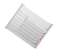 Plaque de Porte de Bureau en Alliage D'aluminium, Indicateur D'état | Affichage Clair du Statut, Usage en Écoles et Institutions, Finition Argentée, Design Moderne et Professionnel