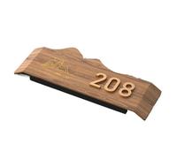 Plaque De Porte En Acrylique Forme Spéciale Moderne, Numéro Maison 3D for Bureau Plat, Villa, Magasin, Appartement, Hôtel, 1 Pièce(2,25cmx11cm)