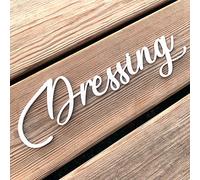 Plaque de Porte Maison - Toilettes, Salon, Chambre, Buanderie, Bain, Cuisine, Mot Décoratif Porte Autocollant 3D Plexi Noir Blanc Or Argent