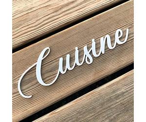 Plaque de Porte Maison - Toilettes, Salon, Chambre, Buanderie, Bain, Cuisine, Mot Décoratif Porte Autocollant 3D Plexi Noir Blanc Or Argent