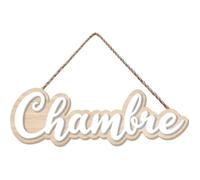 Plaque de porte pour chambre