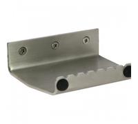 Plaque de porte - pour ouverture main libre en tirant - inox satiné SIMILAIRE