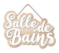 Plaque de porte - Salle de Bain - MDF - Rectangulaire - Contemporain - Design