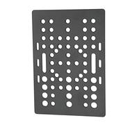 Plaque de portique Kukyller, plaque de portique en aluminium haute résistance Black Anodisé imprimante 3D Linear Universal pour le moulin (type1)
