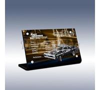Plaque de présentation en acrylique pour Lego Dom's Dodge Charger 42111 (ensemble Lego non inclus)