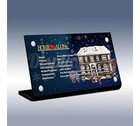 Plaque de présentation en acrylique pour Lego Home Alone 21330 (ensemble Lego non inclus)