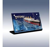 Plaque de présentation en acrylique pour Lego® Titanic 10294 (kit Lego non inclus)