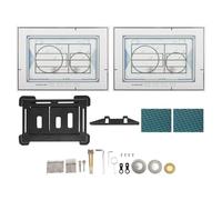 Plaque de pression invisible - Intégration sans couture - Compatible avec le système de chasse TECE - Montage sans outil - Kit d'installation complet - Rénovation moderne - 22,2 x 14 cm