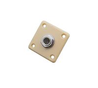 Plaque de prise de sortie de guitare de rechange, couvercle carré avec vis pour une installation sécurisée et des interfaces de connectivité, trou de connexion