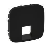 Plaque de prises VALENA ALLURE RJ11 ou RJ45 noir 755418