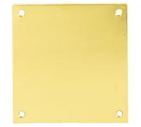 Plaque de propreté 90x90mm laiton poli - HERACLES - 251652