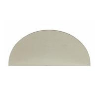 Plaque de propreté demi-lune adhésive en inox satiné - 150 x 300 mm DUVAL