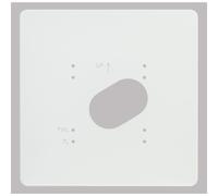 Plaque de propreté en PVC blanc pour GT1C7L et GT1C7WL 200491 - AIPHONE PPV7