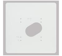 Plaque de propreté en PVC blanc pour GT1C7L et GT1C7WL 200491 - AIPHONE PPV7