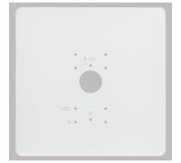 Plaque de propreté en PVC blanc pour GT1D, GT1A et GT1M3L 200490 - AIPHONE PPAV