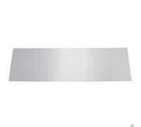 Plaque de propreté inox brillant - Rectangulaire - 930 x 250 mm - Adhésive - Duval
