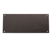 Plaque de propreté inox satiné Rectangulaire 300 x 150 mm Percée Duval | Plaque de propreté inox satiné - Rectangulaire - 300 x 150 mm - Percée - Duval