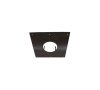 Plaque de propreté - JONCOUX - 300x300MM - Noire - Conduit 200MM - Finition soignée