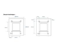 Plaque de proprete moniteur 1750/1 - URMET 1750/51