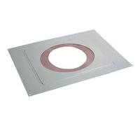 Plaque de propreté plafond rampant 41-80% Inox galva Gris POUJOULAT PPPDSER - 37080714