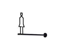 Plaque de Propreté Porte Signalisation Créative 3D For Toilettes Publiques, For Hommes Et Femmes, Suspendus Sur Le Côté, WC(Color-02)