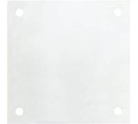 Plaque de propreté120x80mm PF inox poli F17 épaisseur 0,8mm - HERACLES - 35-0621-3800