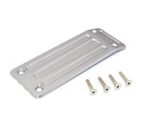 Plaque de Protection Avant en métal for châssis Avant, Compatible avec Trax-XAS 1/5 X-Maxx 8S 77086-4 77076-4 RC Car Monster Truck(Light Grey)