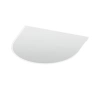 Plaque de protection contre les étincelles universel en verre, 6 mm ESG - Termatech Arc-en-ciel 1100 x 1100 mm