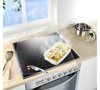 WENKO Protection Plaque de Cuisson, plaque de protection en verre trempé, 3en1
