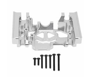 Plaque de protection de châssis en alliage d'aluminium pour embase de boîte de vitesses (montage moyen) pour crawler RC 1/10