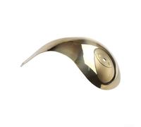 Plaque de protection de la main pour gauchers en acier inoxydable offrant une couverture efficace des phalanges et des doigts (adulte, jaune-L)