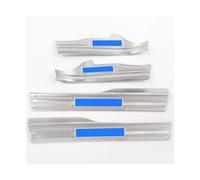 Plaque De Protection De Seuil De Porte Intérieure De Voiture en Acier Inoxydable Accessoires De Modification pour X3 X4 G01 G02 2018 - 2022(C)