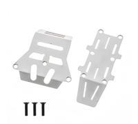 Plaque de protection en acier inoxydable pour châssis avant et arrière RC Pièces améliorées pour Tamiya 1/10 Hornet EVO 58742 RC Car