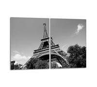 Plaque de protection en verre pour poêle 2x40x52 Paris
