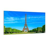 Plaque de protection en verre pour poêle 90x52 Paris