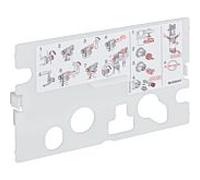 plaque de protection Geberit pour UP-SPK 240206001 Bet. v. au-dessus / de devant, soutien-gorge 82 / 90cm