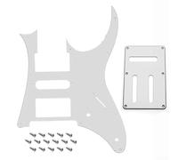 Plaque de protection pour guitare électrique Ibanez IB7V 3 plis en PVC avec 10 trous Blanc Noir Rouge Tortue (A)