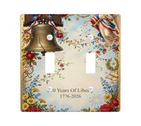 Plaque de protection pour interrupteur à double cloche, vintage festif, ange rose, en plastique doré, taille standard, pour maison, salon, nouvel appartement