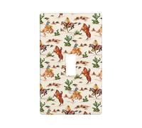 Plaque de protection pour interrupteur Motif cheval Cowboy Ride Taille standard 11,4 x 7 cm