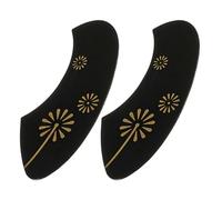 Plaque de Protection pour Ukulélé en PVC Noire 2 pièces | Surface Lisse et Claire, Adhérence Ferme, pour Entretien de L’Instrument et Pratique du Strumming
