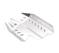 Plaque de Protection Protecteur De Radiateur, Accessoires Moto, Couvercle Protection du Châssis Moteur pour H-Onda CB 500 X 2019-2023 2020 2021(Silver)
