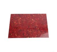 Plaque de protection transparente pour médiator de guitare 25 x 20 cm en PVC avec dos pour réparation de plaque à gratter de guitare folk (rouge)