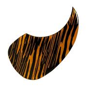 Plaque de protection universelle pour guitare acou Plaque de protection pour guitare acoustique à rayures jaunes