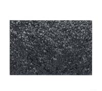 Plaque de protection vierge pour guitare électrique - 3 plis - Avec film de protection - Convient pour les modifications de guitare standard (noir perle)