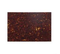 Plaque de protection vierge pour guitare électrique 3 plis - Matériau de plaque anti-rayures conçue pour les réparations et les modifications à faire soi-même - Dimensions : 44 x 29 cm - Marron tortue