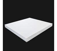Plaque de PTFE blanche - Épaisseur 0,2-30 mm - Polytétrafluoroéthylène - for usinage et modélisation, 1 pièce(100x100x8mm)