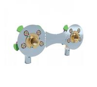 Plaque de raccordement douche entraxe 150 mm - Diamètre Ø16 FF15x21 RBM