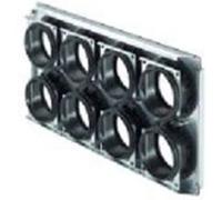 Plaque de raccordement en 8 x 90 pour caisson CW420 - Plaque de montage 8x90/P ZEHNDER G